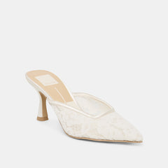 Dolce Vita SHOES | Cleo High True White Lace Heels