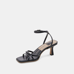 Dolce Vita SHOES | Manji Wide Midnight Patent Leather Heels