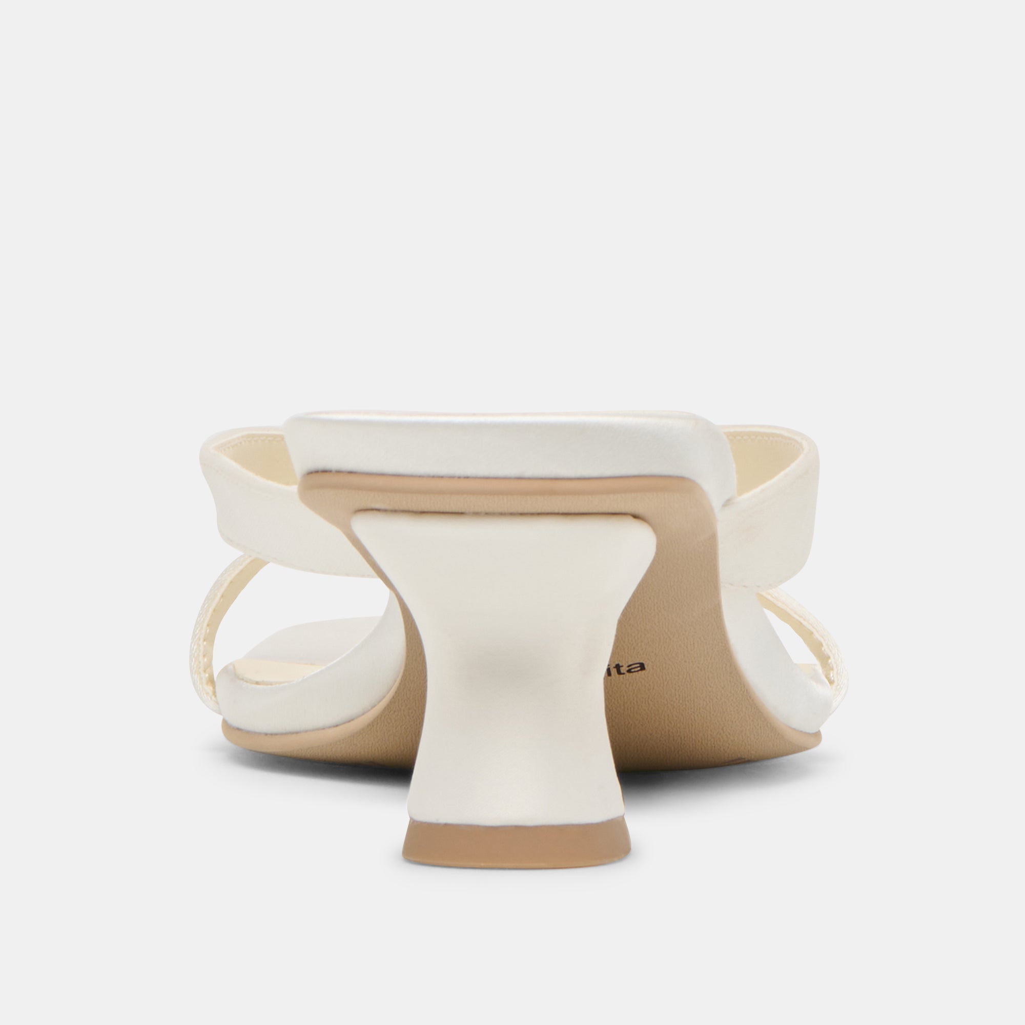 Dolce Vita SHOES | Brevel True White Satin Heels