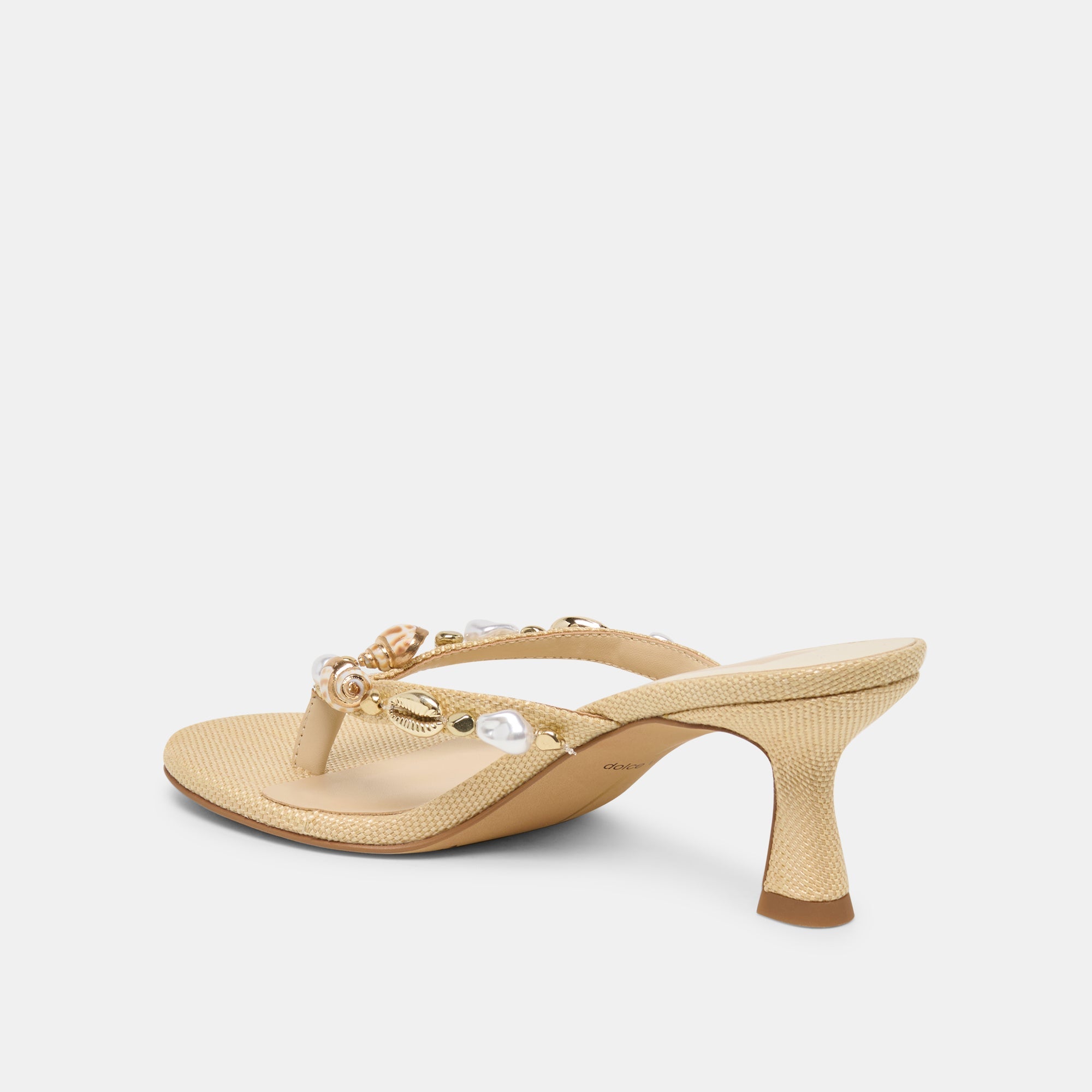 Dolce Vita SHOES | Daksie Lt Natural Raffia Heels