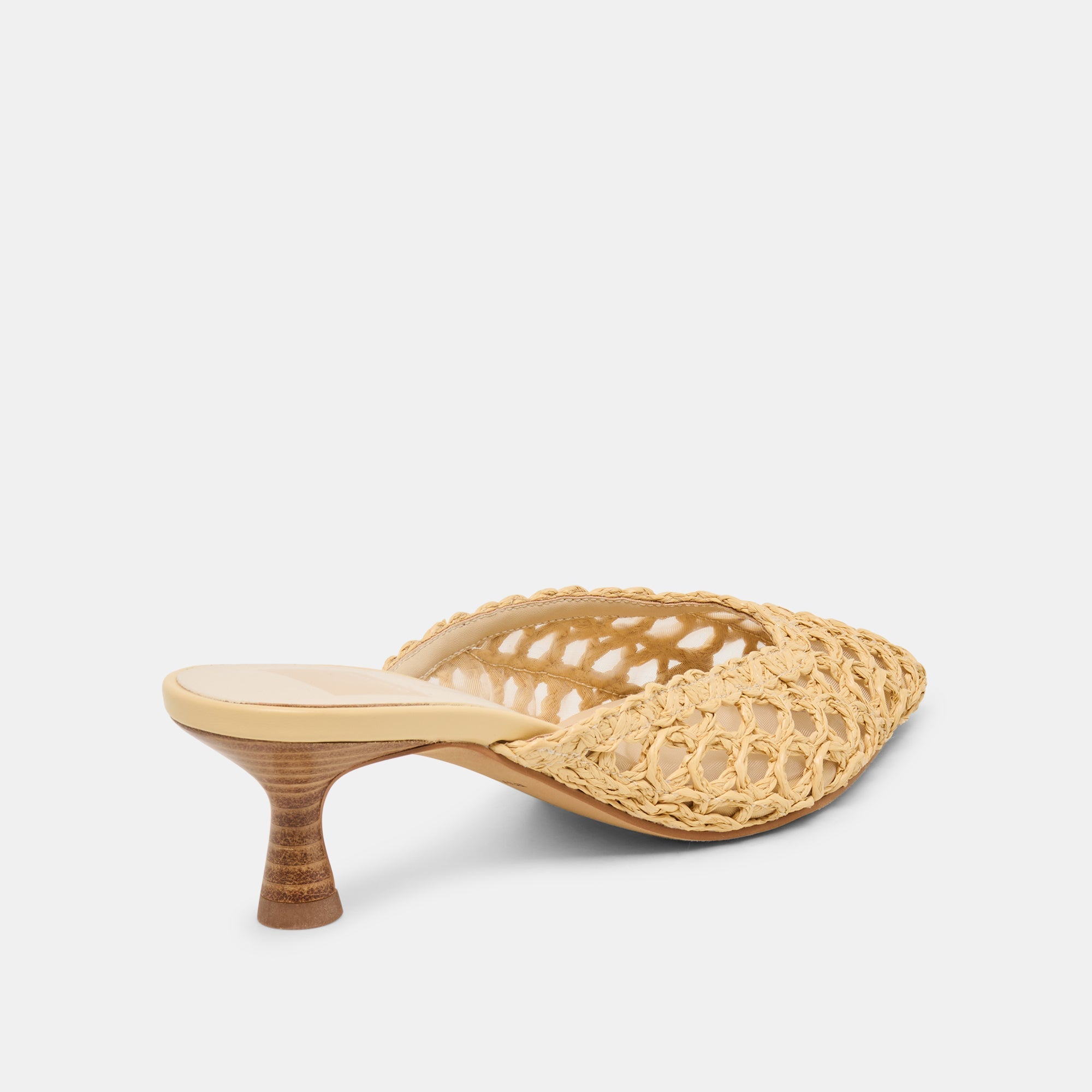 Dolce Vita SHOES | Cleo Loop Natural Raffia Heels