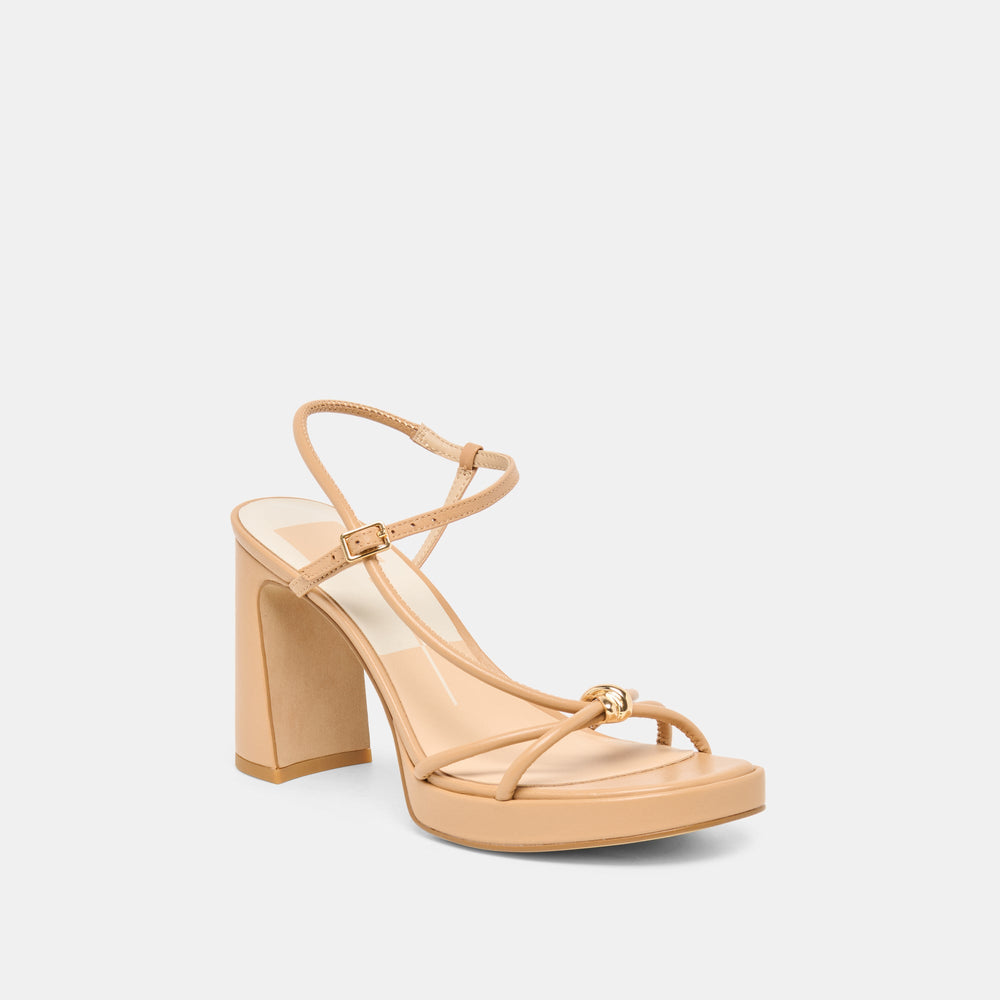 Dolce Vita SHOES | Odete Lt Tan Leather Heels