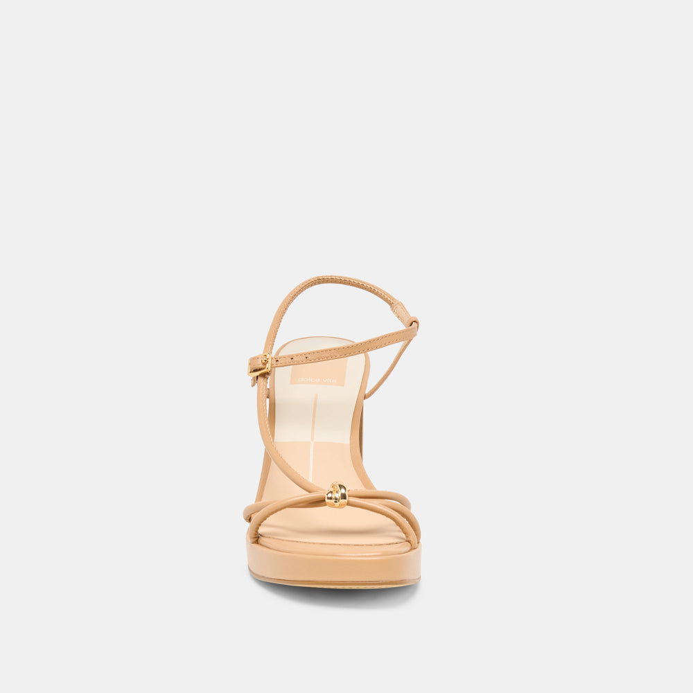Dolce Vita SHOES | Odete Lt Tan Leather Heels