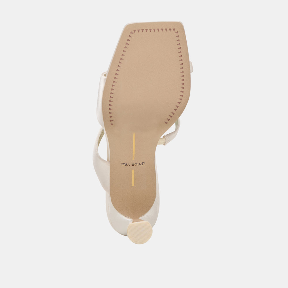 Dolce Vita SHOES | Icelyn Ivory Satin Heels