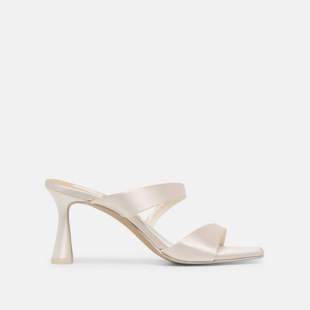 Dolce Vita SHOES | Icelyn Ivory Satin Heels