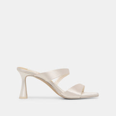 Dolce Vita SHOES | Icelyn Ivory Satin Heels