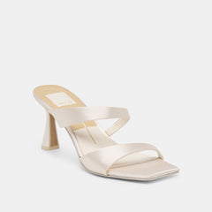 Dolce Vita SHOES | Icelyn Ivory Satin Heels