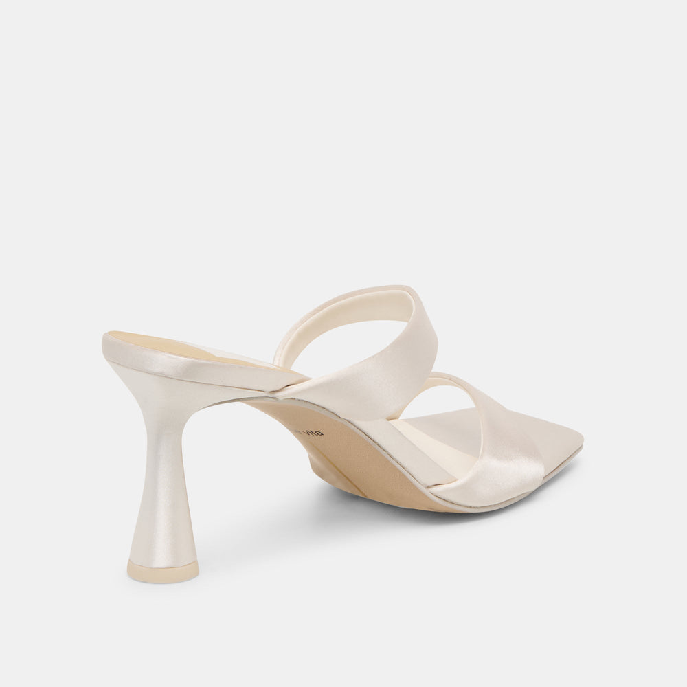 Dolce Vita SHOES | Icelyn Ivory Satin Heels