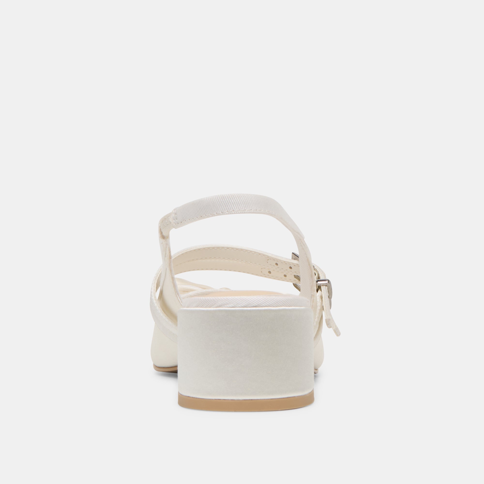 Dolce Vita SHOES | Loris True White Satin Heels