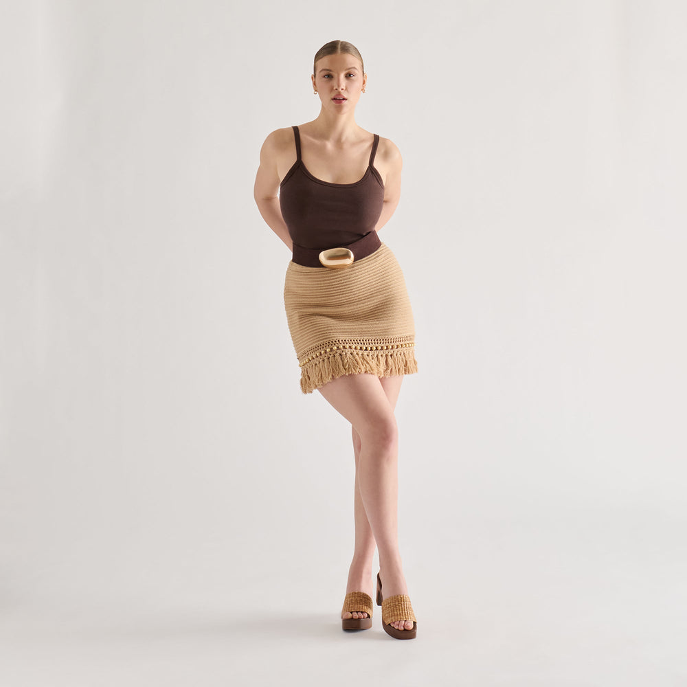 Dolce Vita SHOES | Celest Natural Raffia Heels