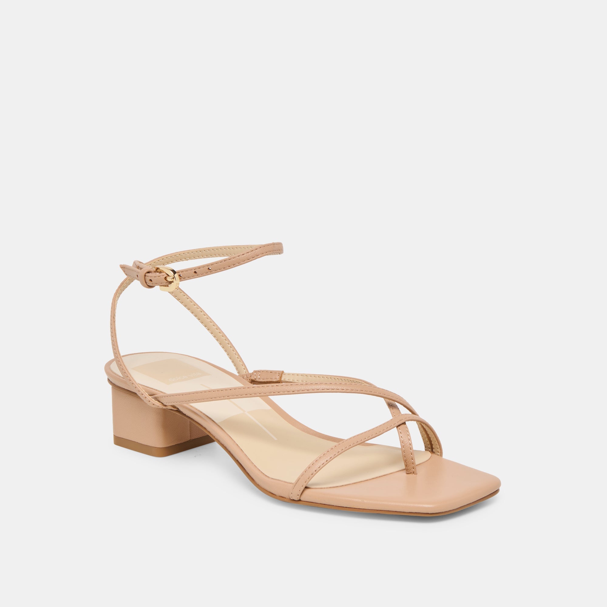 Dolce Vita SHOES | Karlos Wide Lt Tan Leather Sandals