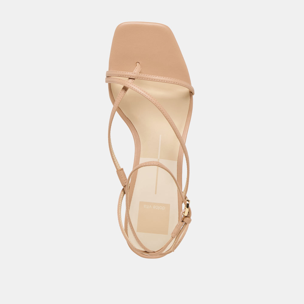 Dolce Vita SHOES | Karlos Wide Lt Tan Leather Sandals