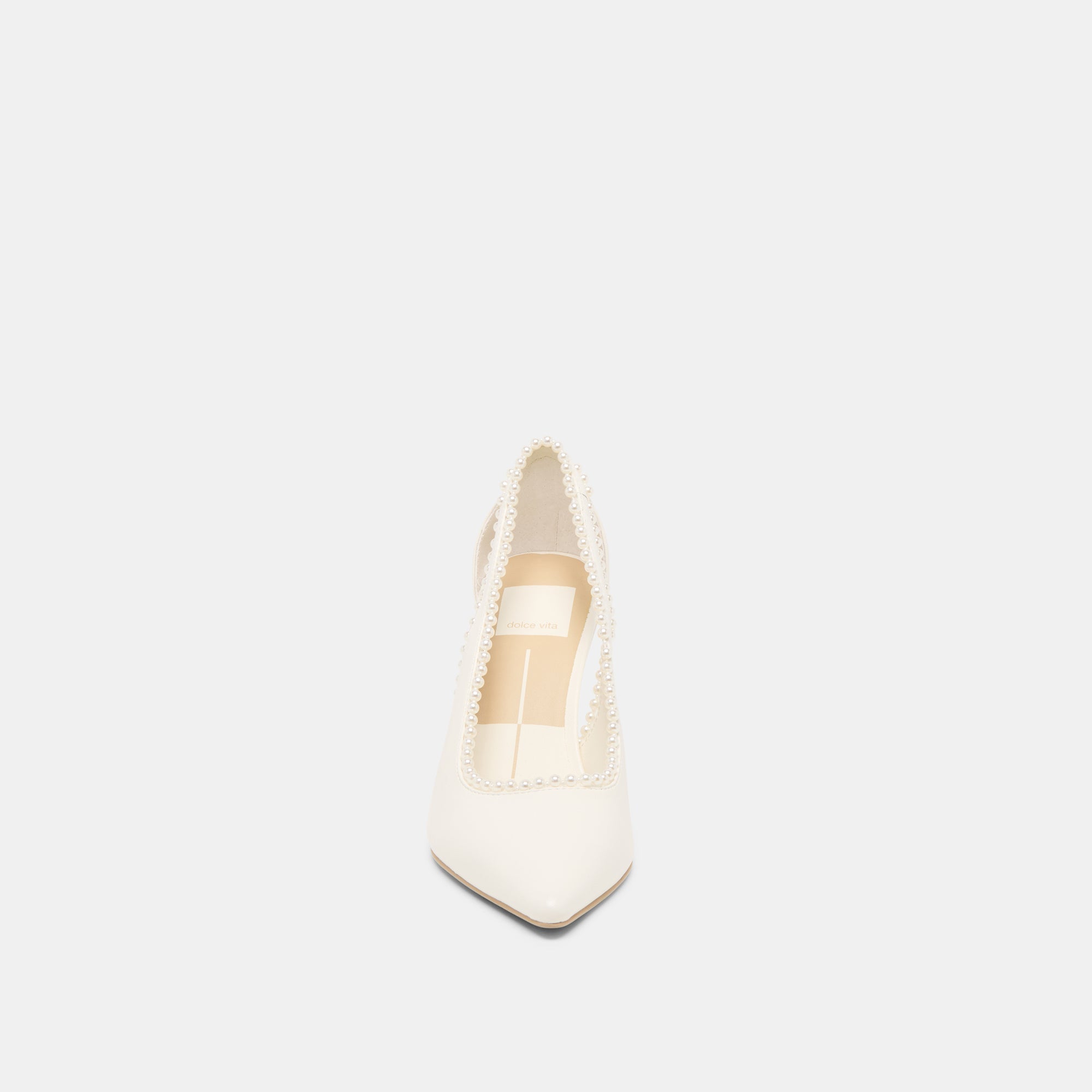 Dolce Vita SHOES | Kelson Pearl True White Leather Heels