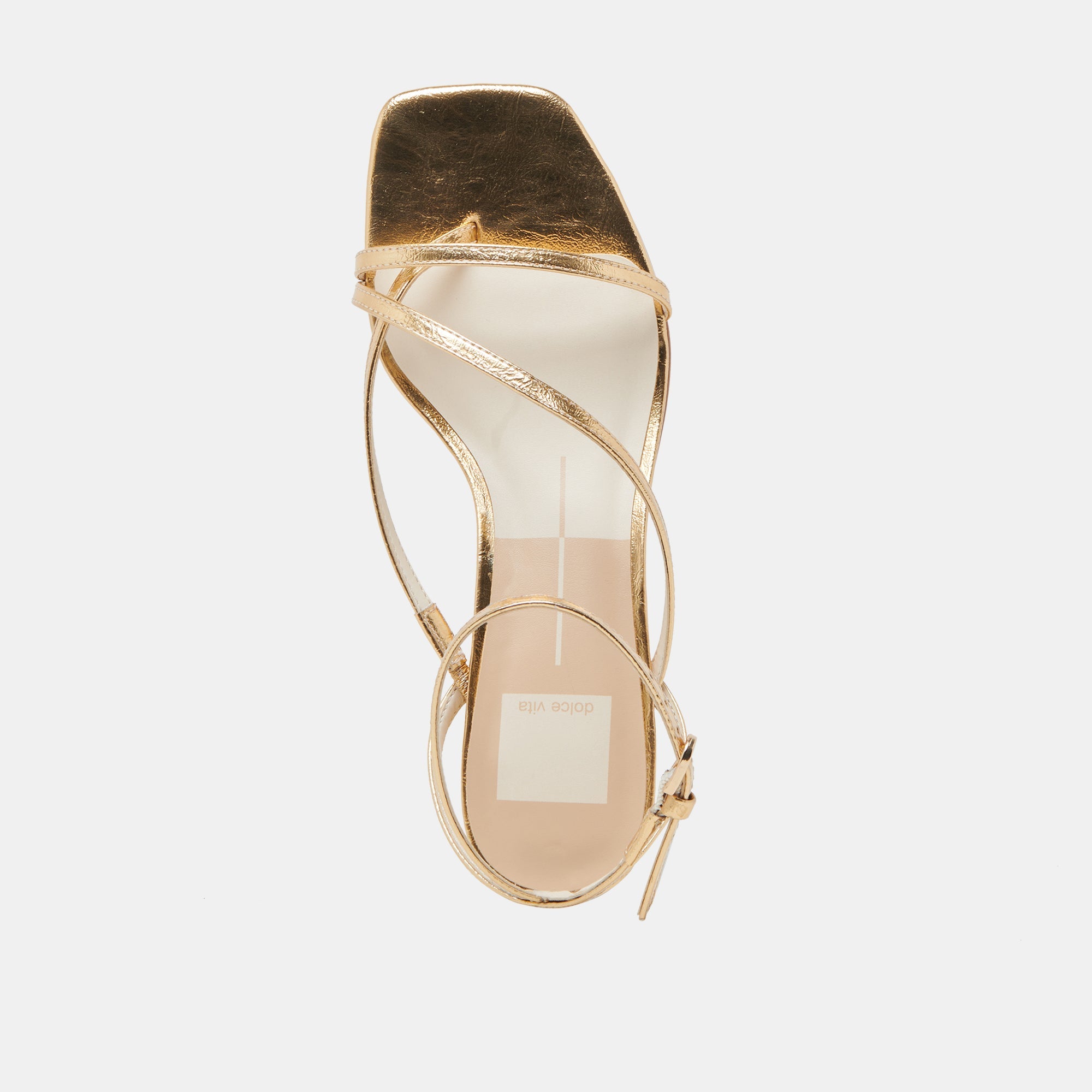 Dolce Vita SHOES | Karlos Wide Gold Metallic Stella Sandals