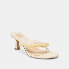 Dolce Vita SHOES | Daksie Off White Leather Heels
