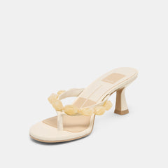 Dolce Vita SHOES | Daksie Off White Leather Heels