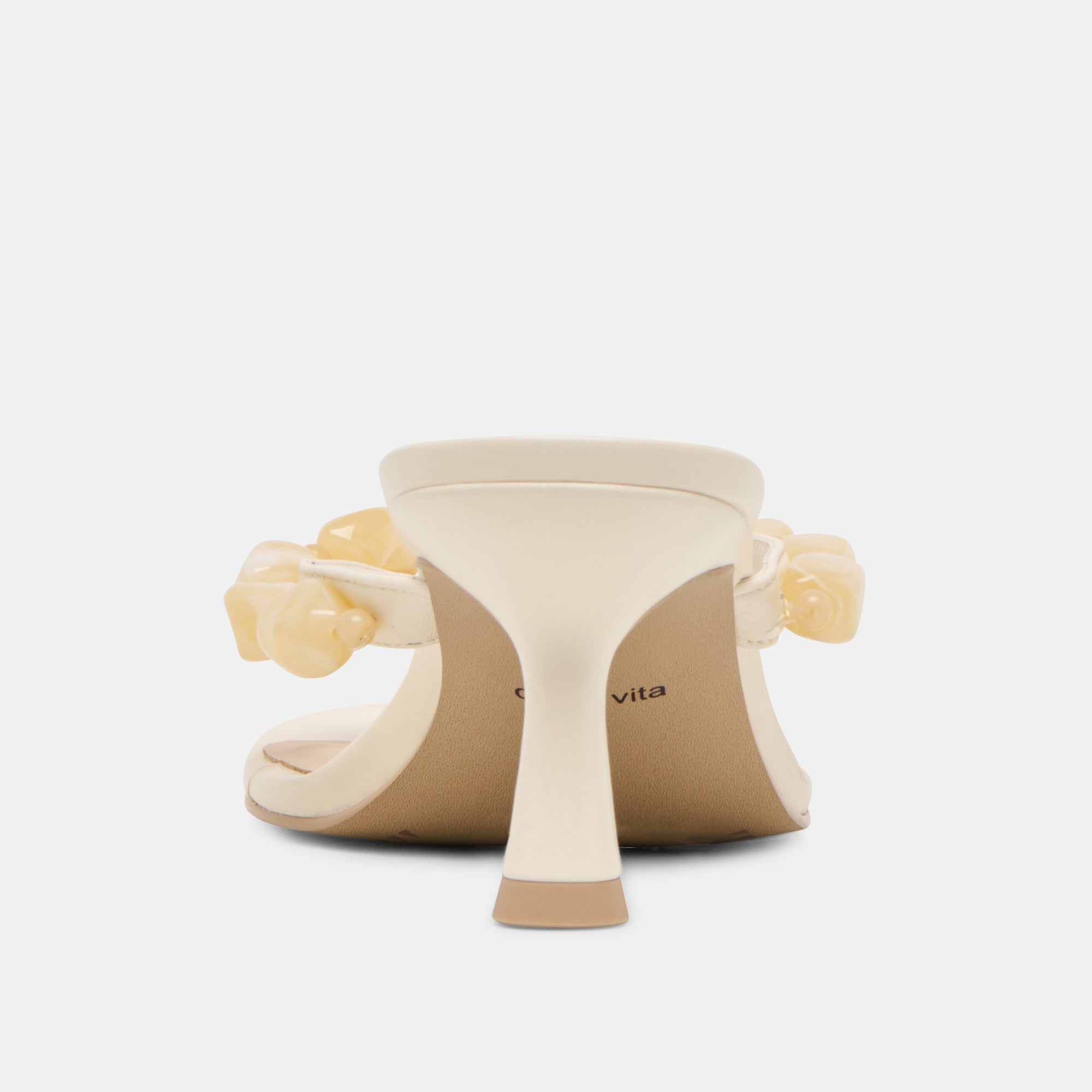 Dolce Vita SHOES | Daksie Off White Leather Heels