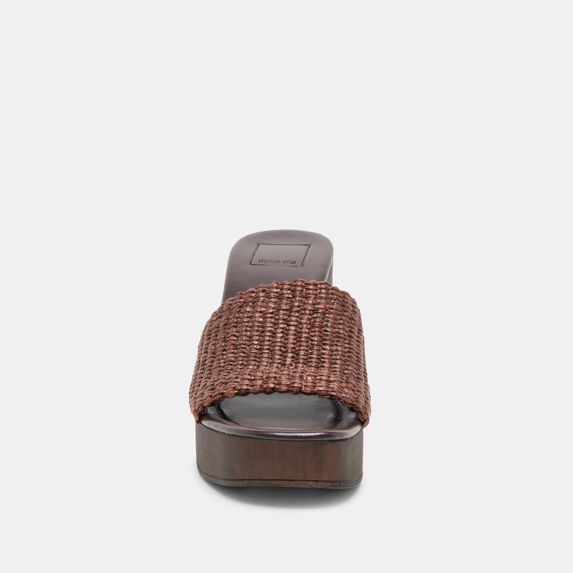 Dolce Vita SHOES | Celest Chocolate Raffia Heels