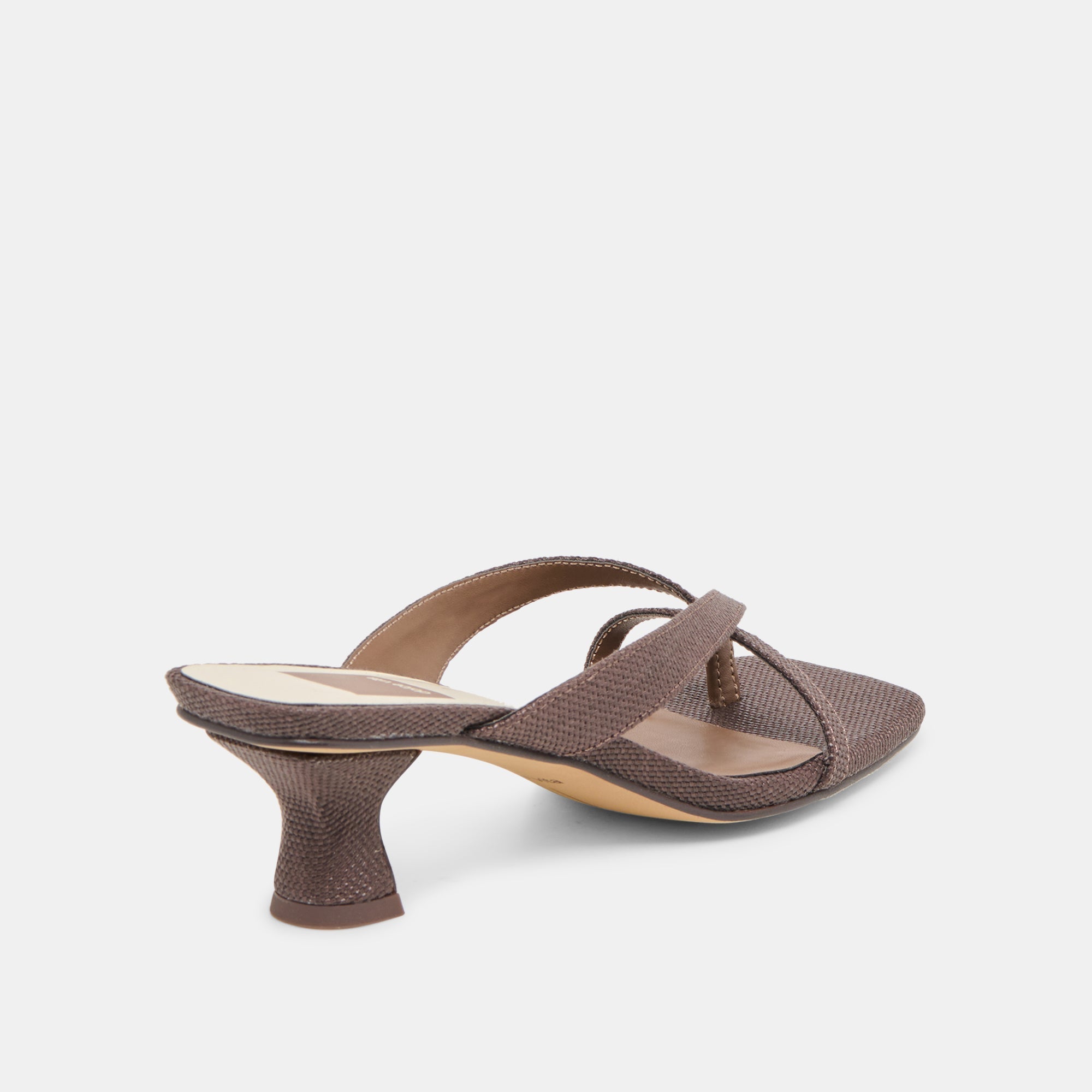 Dolce Vita SHOES | Brevel Chocolate Raffia Heels