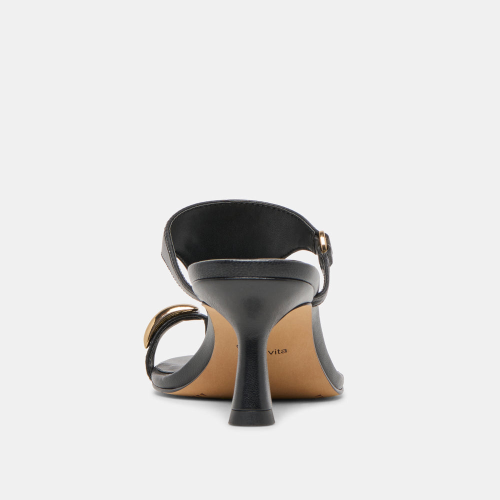 Dolce Vita SHOES | Derrel Black Leather Heels