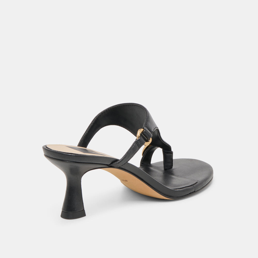 Dolce Vita SHOES | Derrel Black Leather Heels