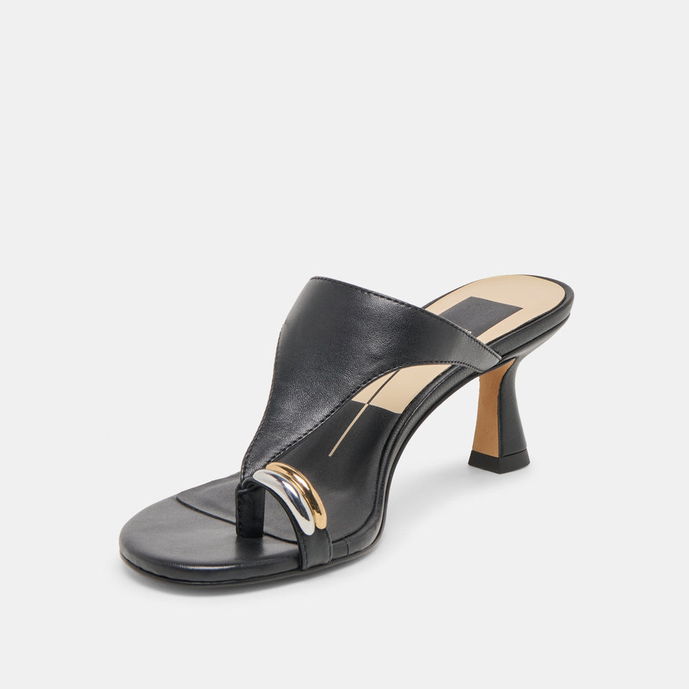 Dolce Vita SHOES | Derrel Black Leather Heels