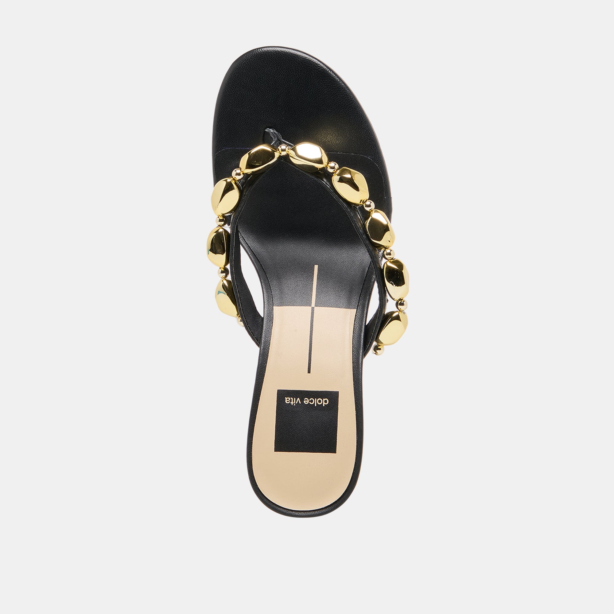 Dolce Vita SHOES | Daksie Black Leather Heels