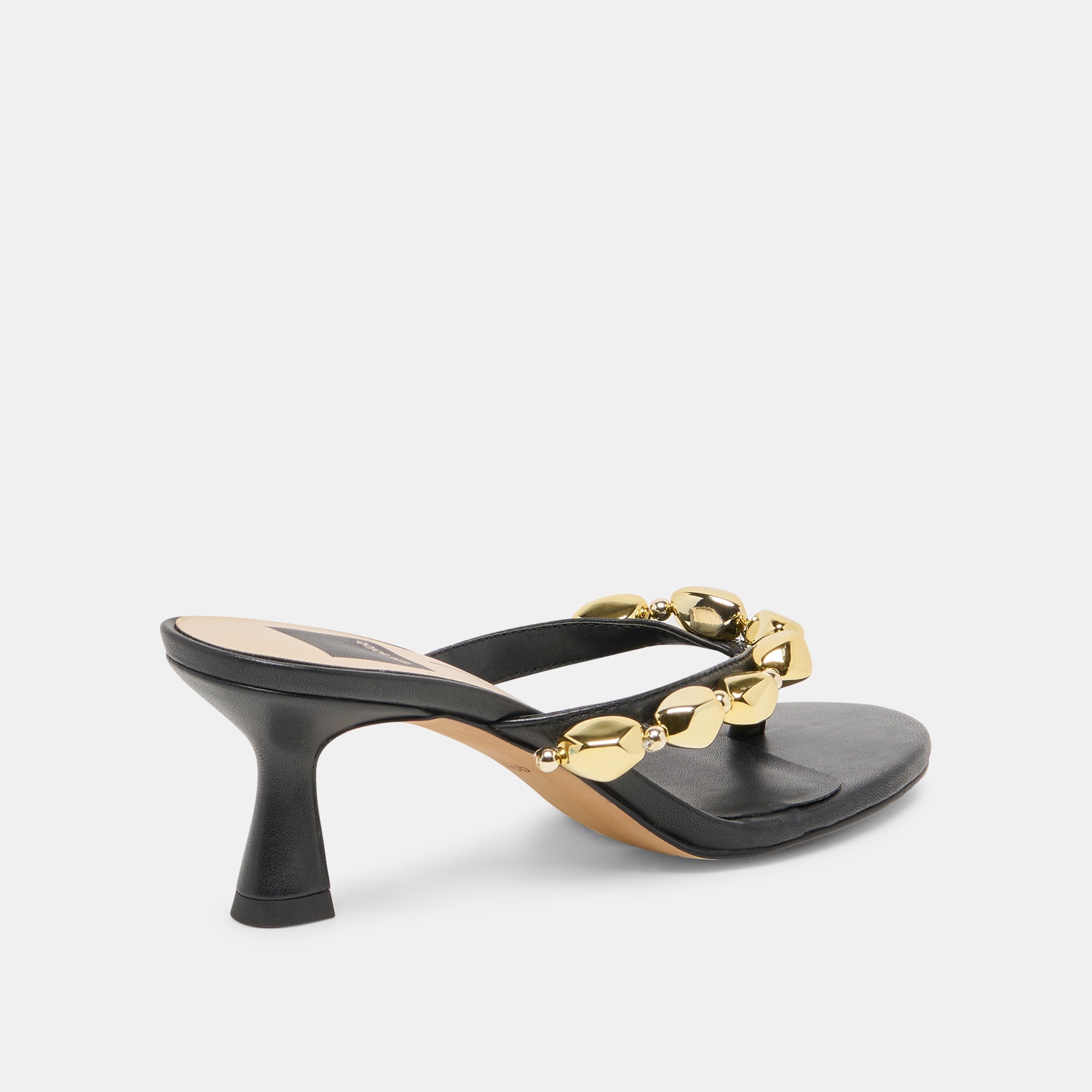 Dolce Vita SHOES | Daksie Black Leather Heels