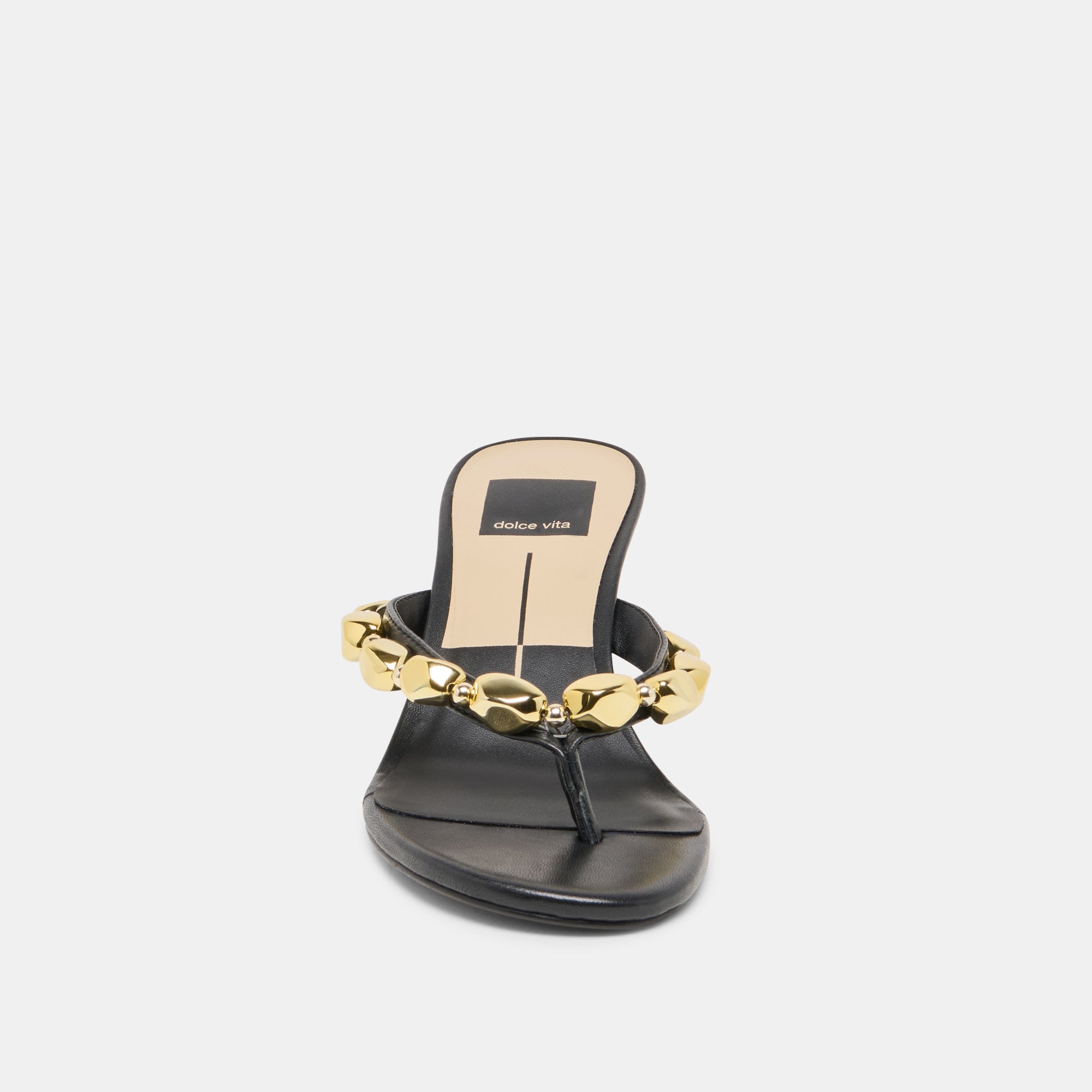Dolce Vita SHOES | Daksie Black Leather Heels
