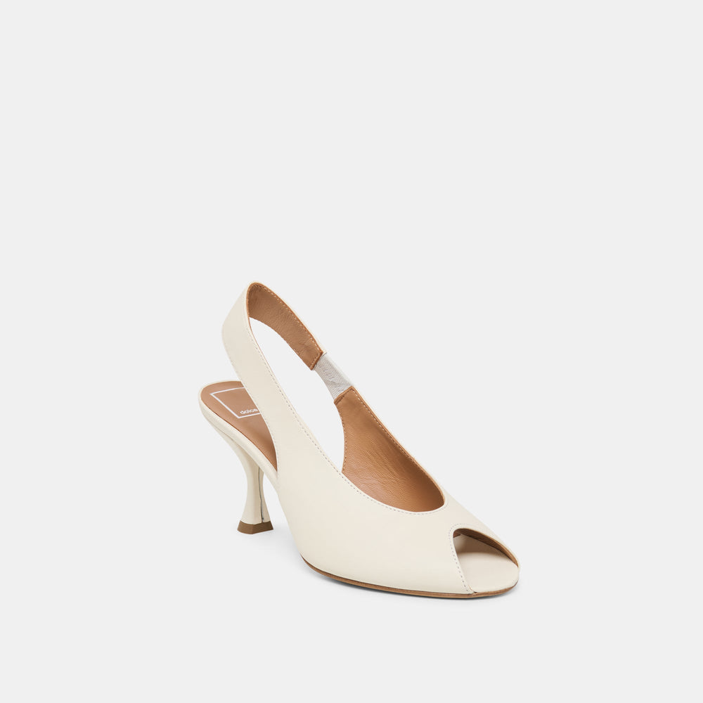 Dolce Vita SHOES | Madow Off White Leather Heels