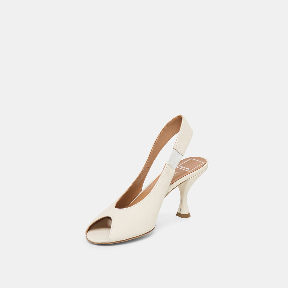 Dolce Vita SHOES | Madow Off White Leather Heels