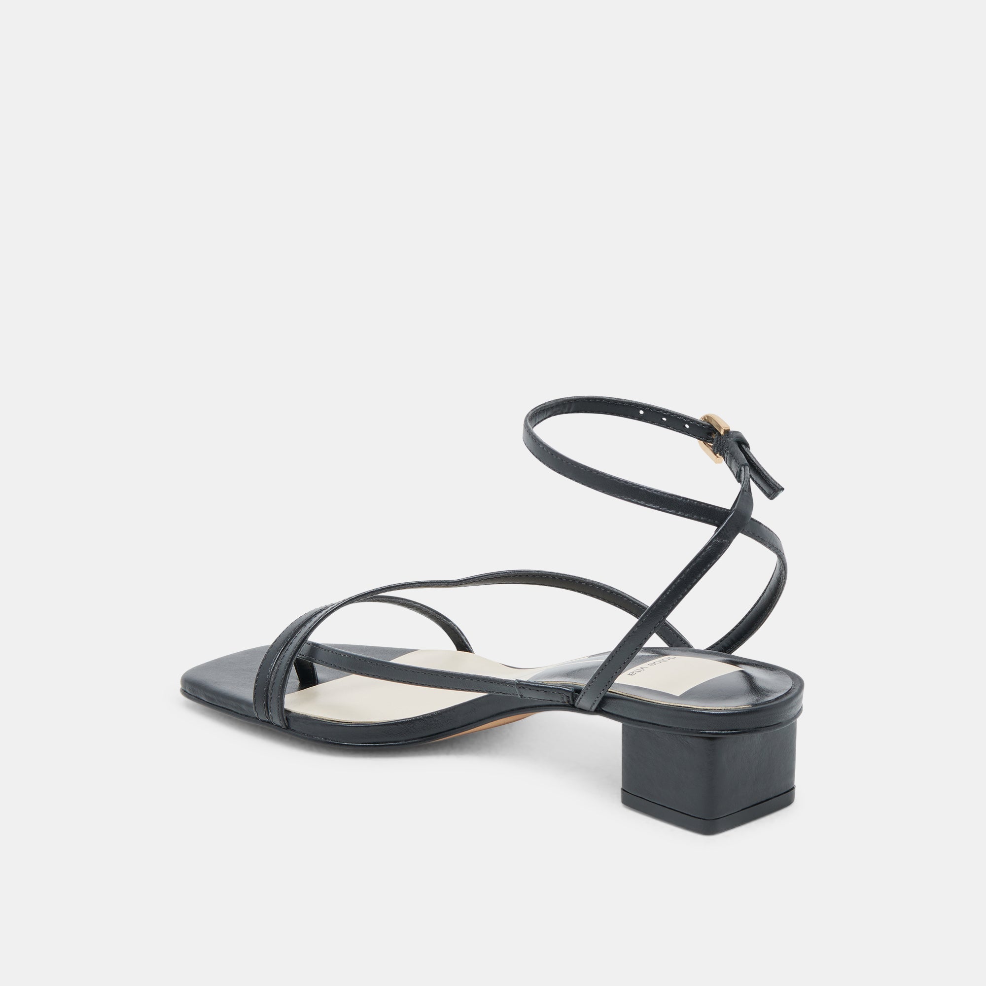 Dolce Vita SHOES | Karlos Wide Black Leather Sandals