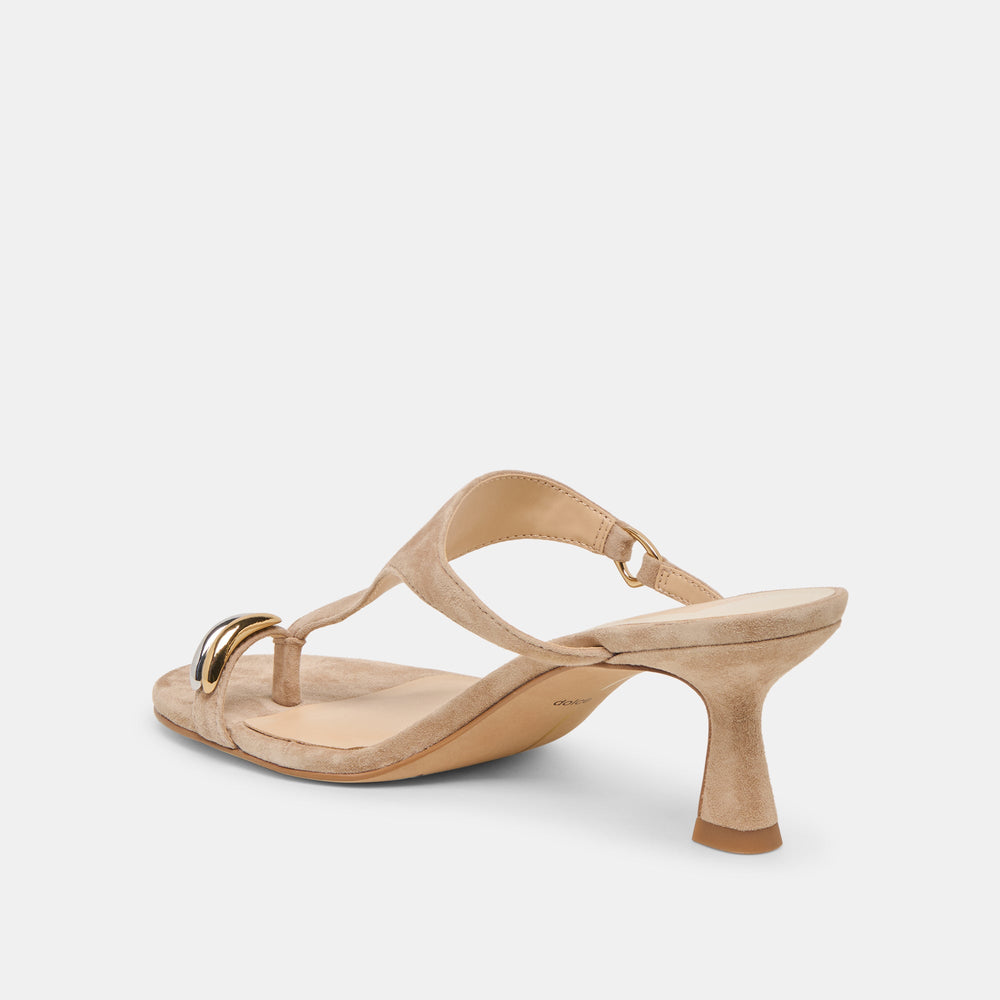 Dolce Vita SHOES | Derrel Camel Suede Heels