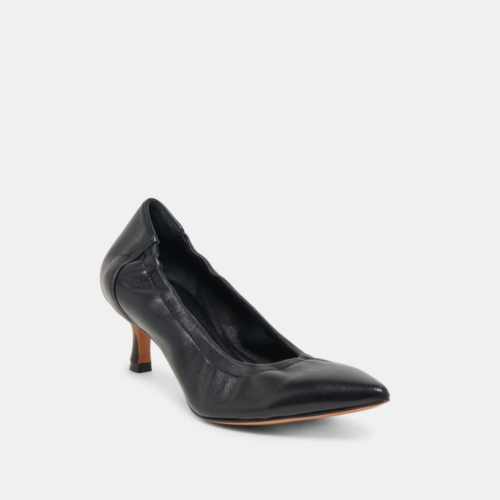 Dolce Vita SHOES | Celtin Black Leather Heels