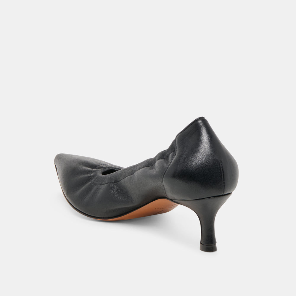 Dolce Vita SHOES | Celtin Black Leather Heels