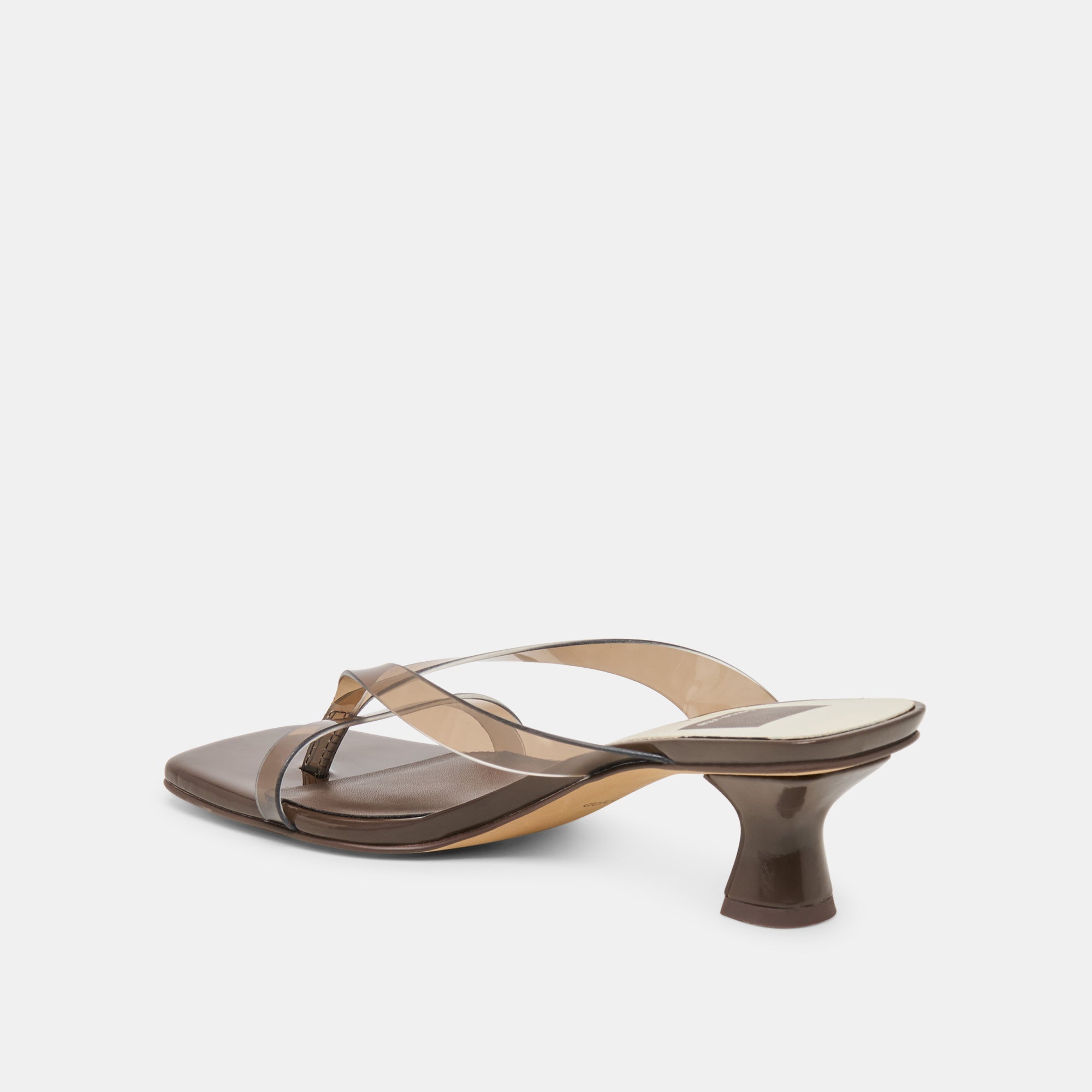 Dolce Vita SHOES | Brevel Vinyl Dk Brown Jelly Heels