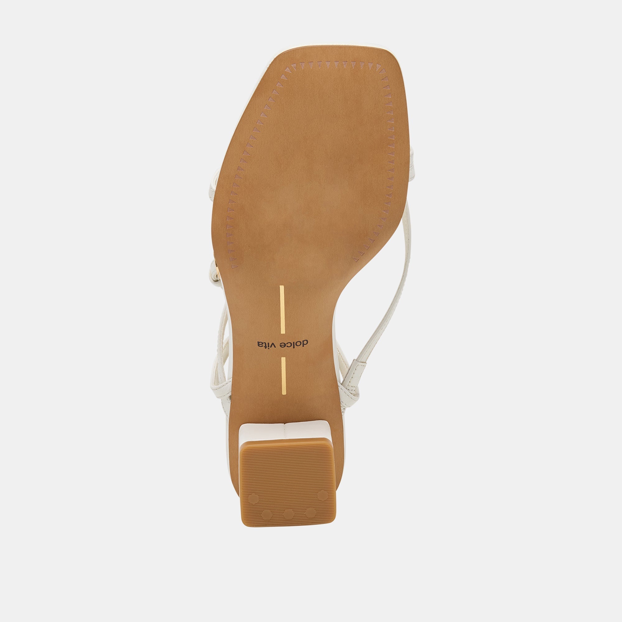Dolce Vita SHOES | Karlos Wide True White Leather Sandals