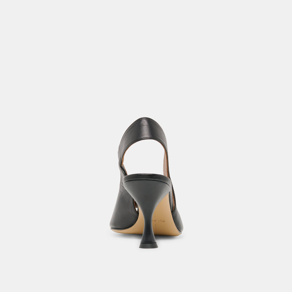 Dolce Vita SHOES | Madow Black Leather Heels