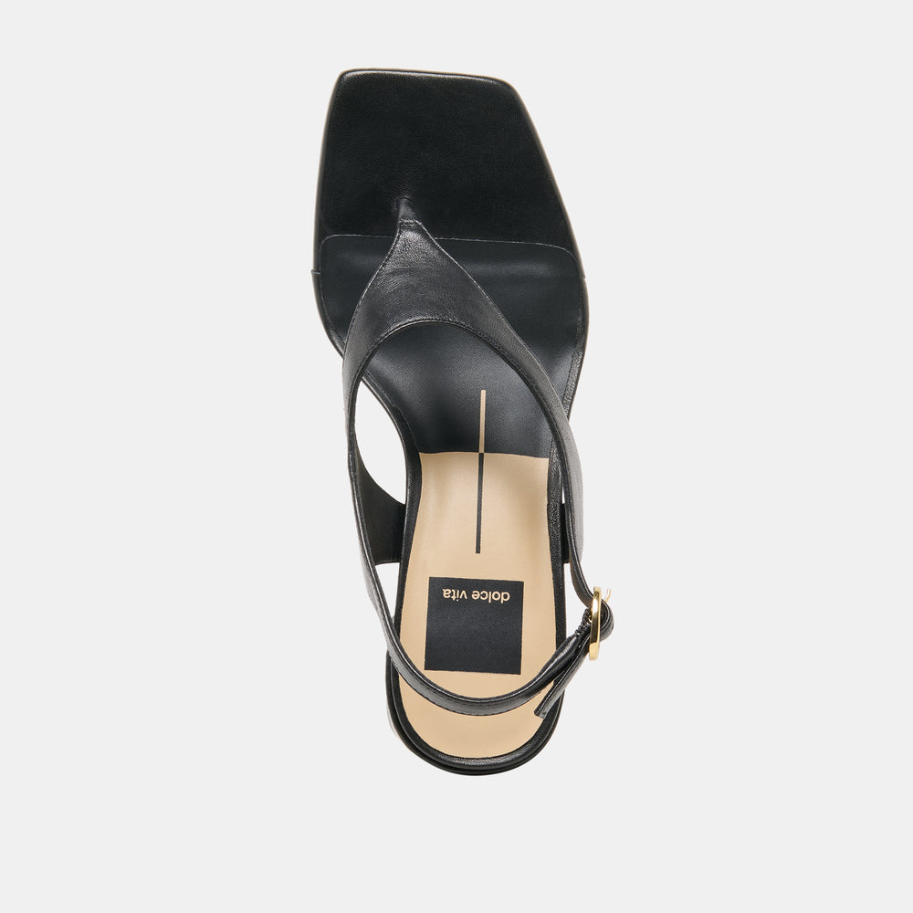Dolce Vita SHOES | Yves Black Leather Heels