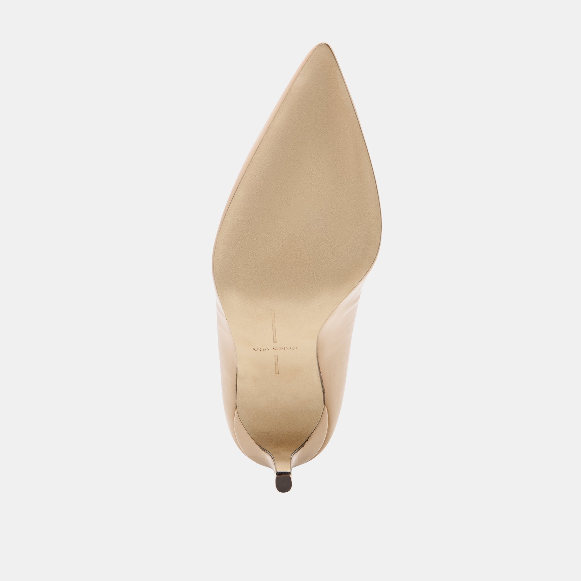 Dolce Vita SHOES | LANKY Tan Leather Closed-Toe Pump Stiletto Heels