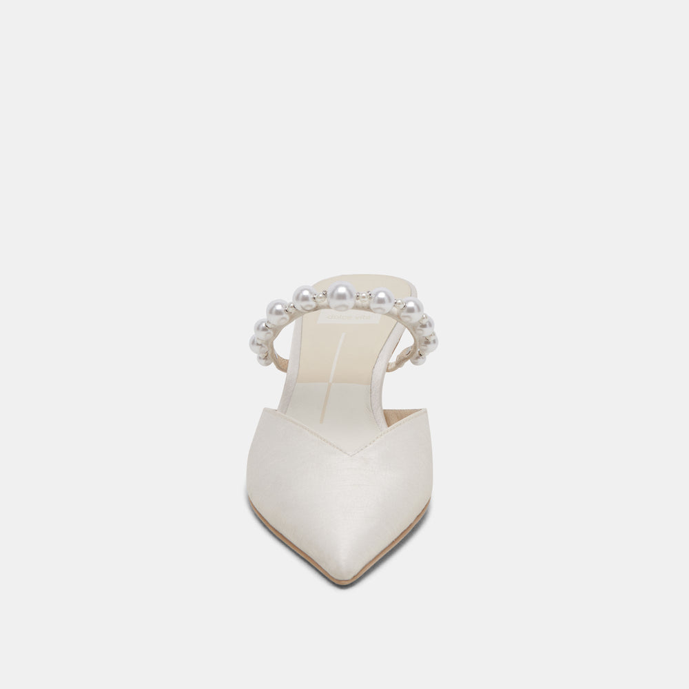 Dolce Vita SHOES | Kanika Pearl Mid Vanilla Pearl Heels