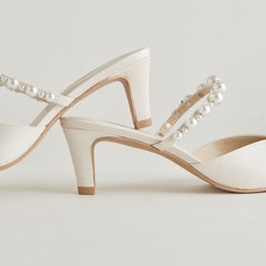 Dolce Vita SHOES | Kanika Pearl Mid Vanilla Pearl Heels