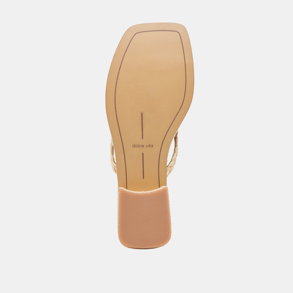 Dolce Vita SHOES | BARTY SANDALS LT NATURAL RAFFIA
 – Dolce Vita
