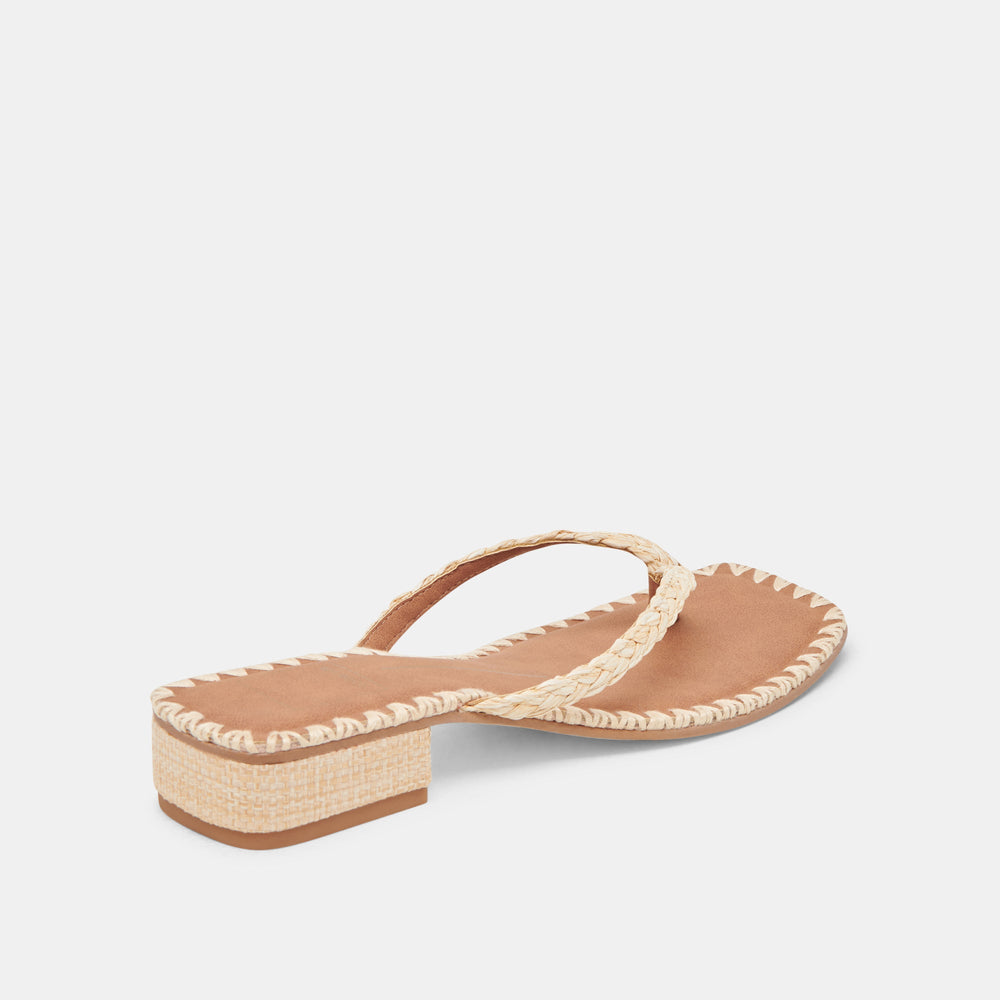 Dolce Vita SHOES | BARTY SANDALS LT NATURAL RAFFIA
 – Dolce Vita