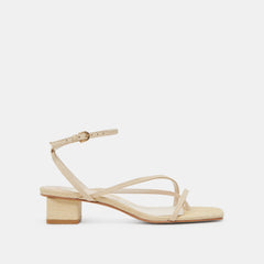 Dolce Vita SHOES | Karlos Wide Natural Woven Raffia Sandals