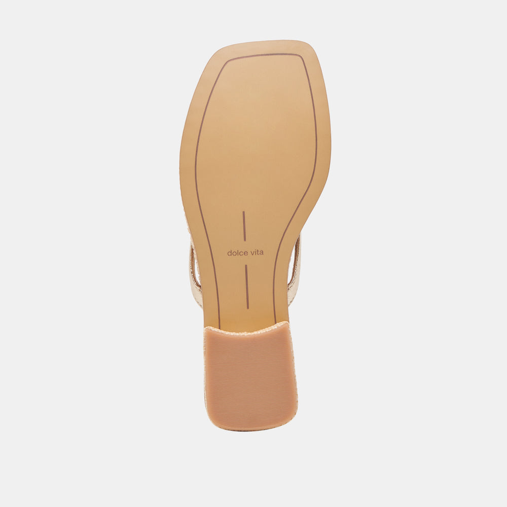 Dolce Vita SHOES | BARTY SANDALS GOLD METALLIC LEATHER
 – Dolce Vita
