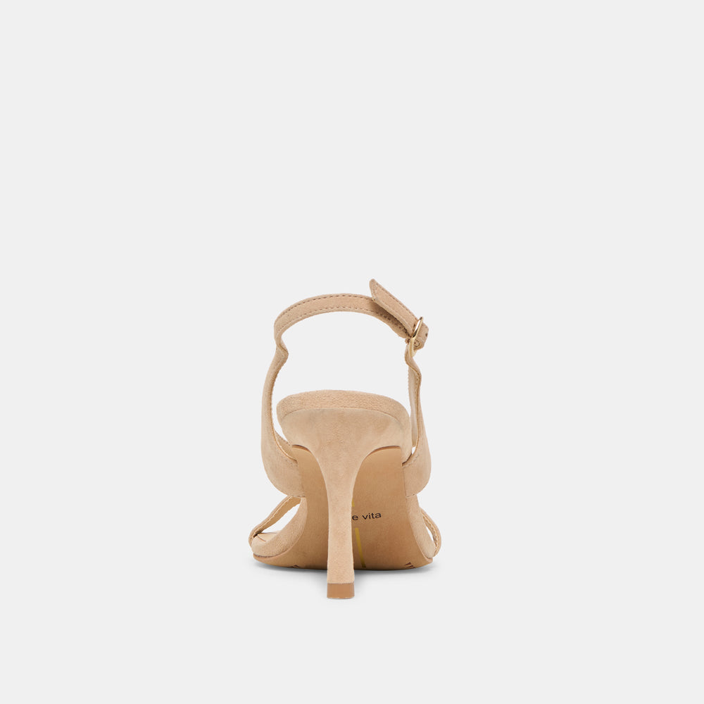Dolce Vita SHOES | Izela Bamboo Suede Heels