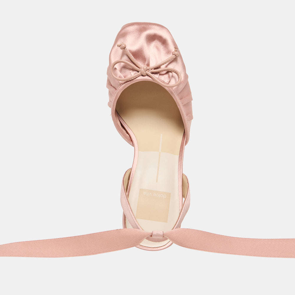Dolce Vita SHOES | Tisha Lt Blush Satin Heels