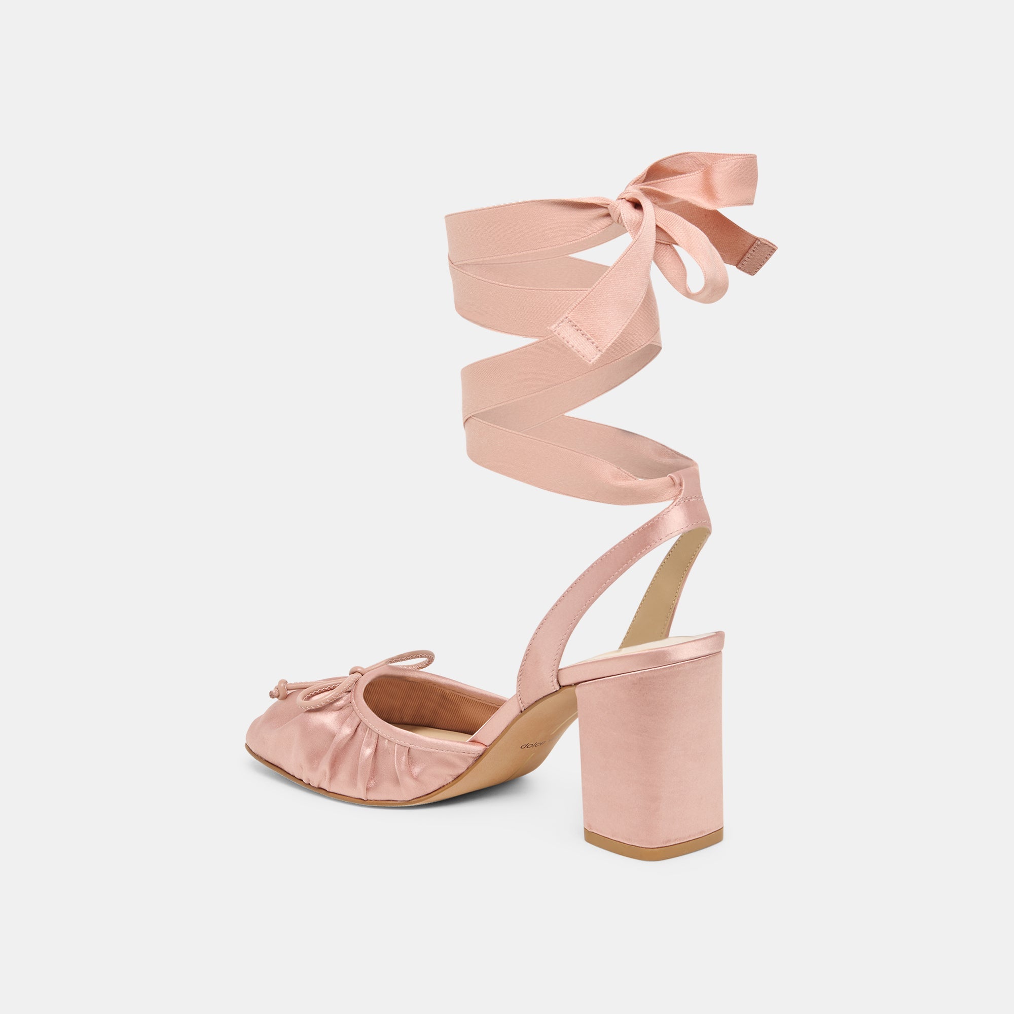 Dolce Vita SHOES | Tisha Lt Blush Satin Heels
