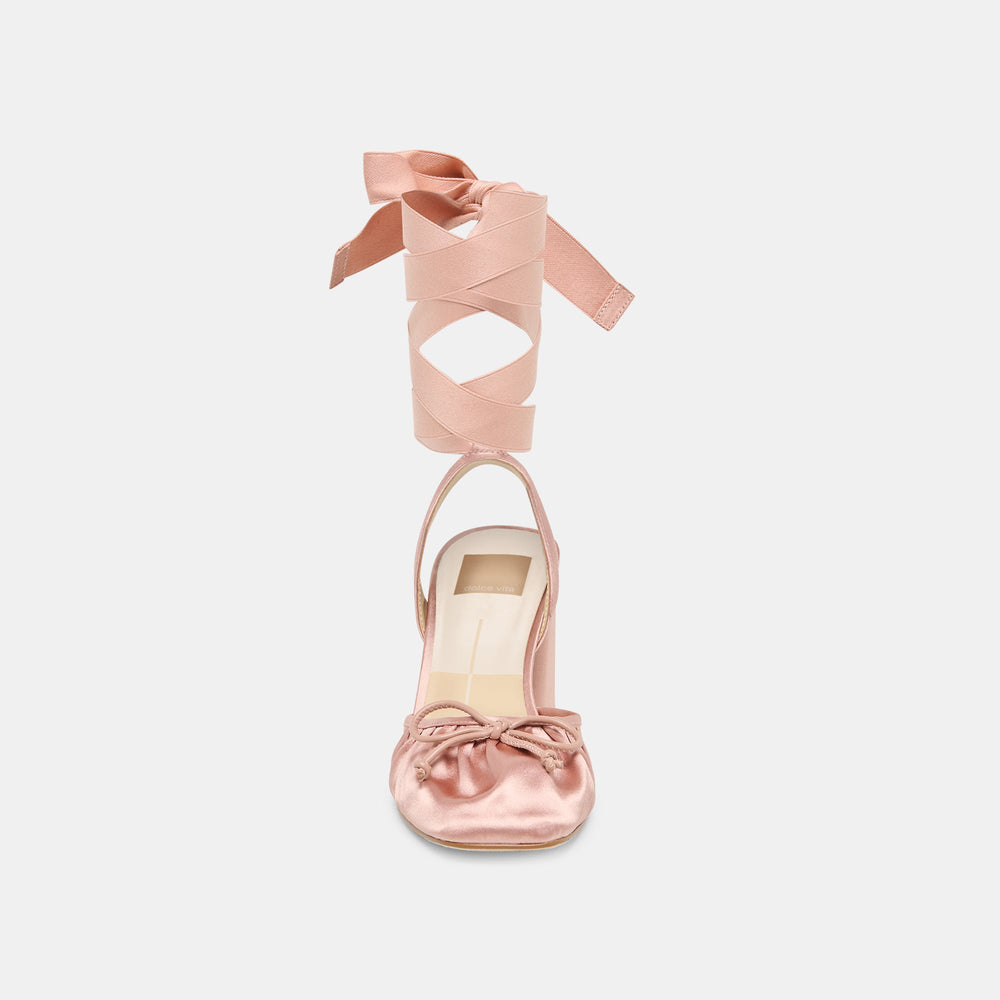 Dolce Vita SHOES | Tisha Lt Blush Satin Heels